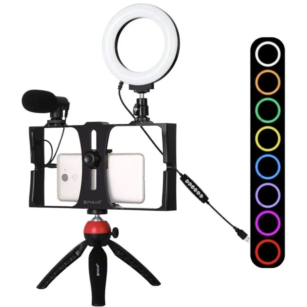HELIX Brand 4 In 1 Vlogging Kit Phone Video Recording Stabilizer Video Rig.